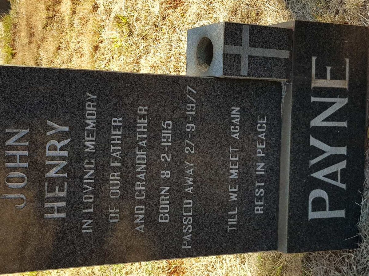 PAYNE John Hendry 1915-1977