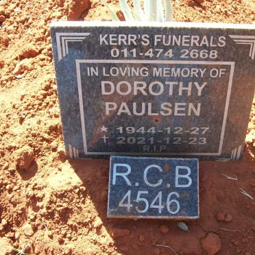 PAULSEN Dorothy 1944-2021
