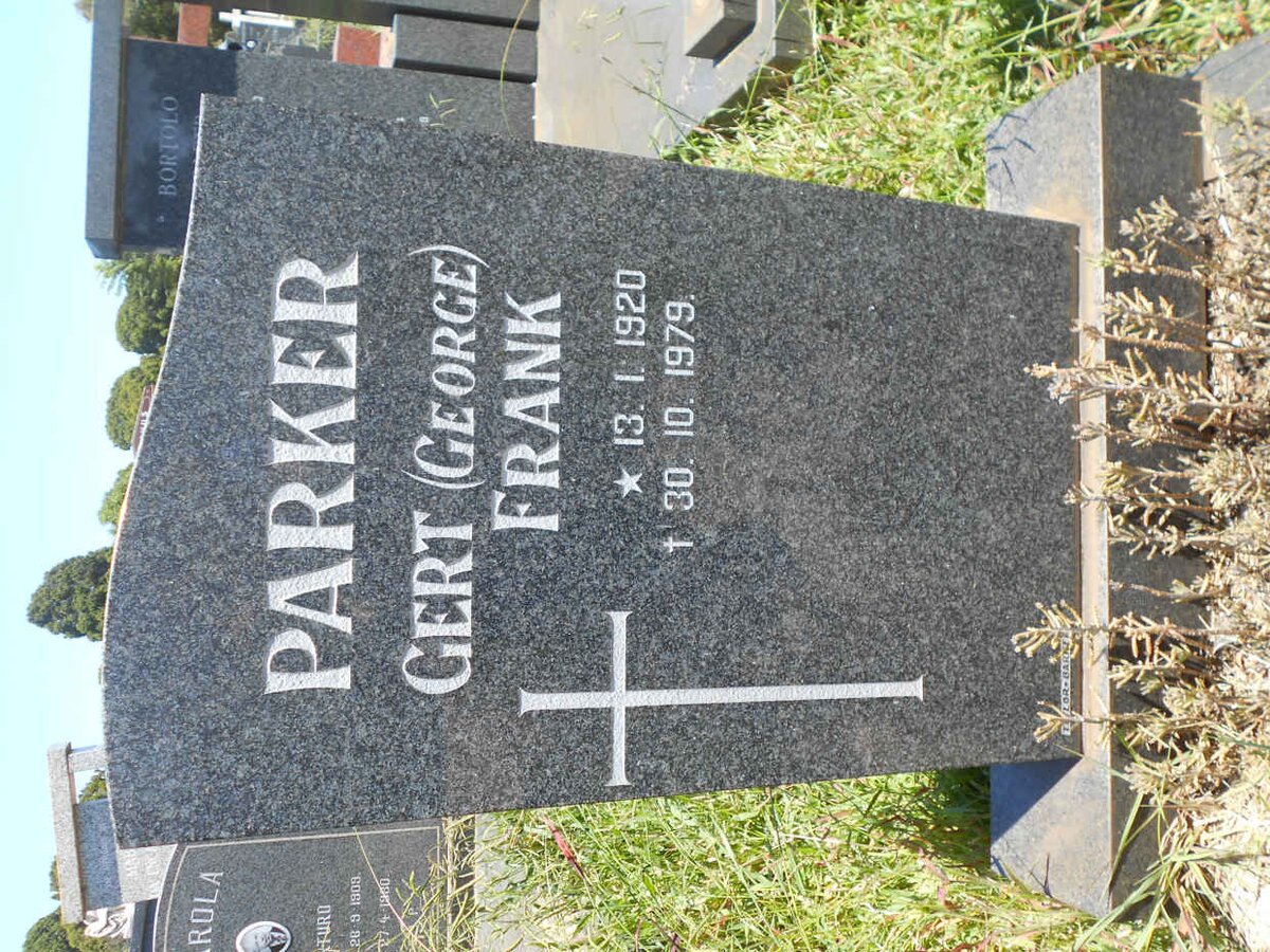 PARKER Gert Frank 1920-1979