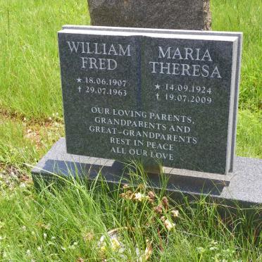 PAIN William Fred 1907-1963 &amp; Maria Theresa 1924-2009