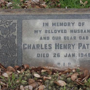 PATRICK Charles Henry -1948