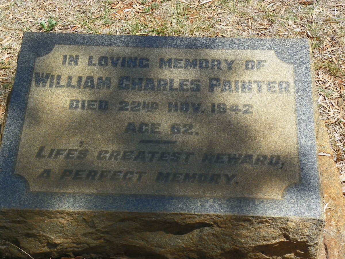 PAINTER William Charles -1942