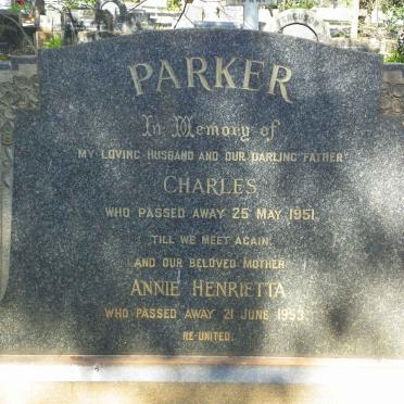 PARKER Charles -1951 & Annie Henrietta -1953 :: VERCUEIL Polly Florence Patricia 1910-1982