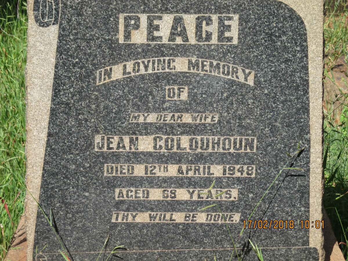 PEACE Jean Colouhoun -1948