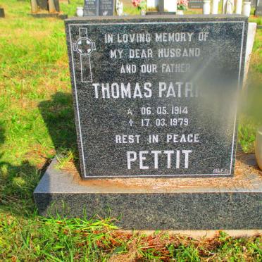 PETTIT Thomas Patrick 1914-1979