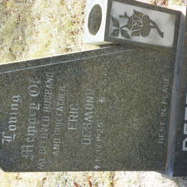 PETERSEN Eric Desmond 1925-1976