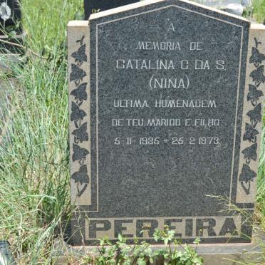 PEREIRA Catalina C. Da S. 1935-1973