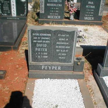 PEYPER David Pieter 1918-1988