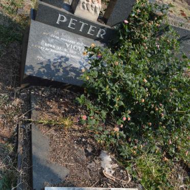 PETER Victor 1912-1964 &amp; Freda Alice 1919-2003