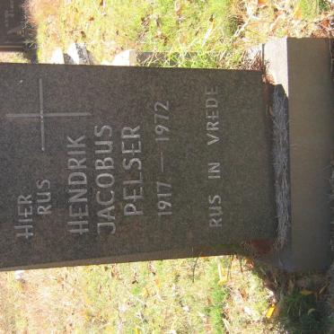 PELSER Hendrik Jacobus 1917-1972