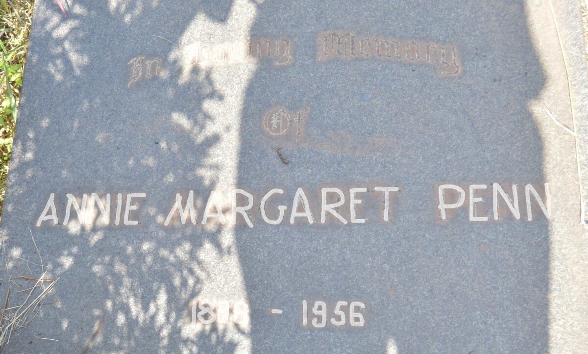 PENN Annie Margaret 1898-1956