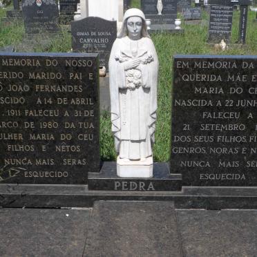 PEDRO Avo Joao Fernandes 1911-1980 &amp; Maria do Ceu 1922-1983