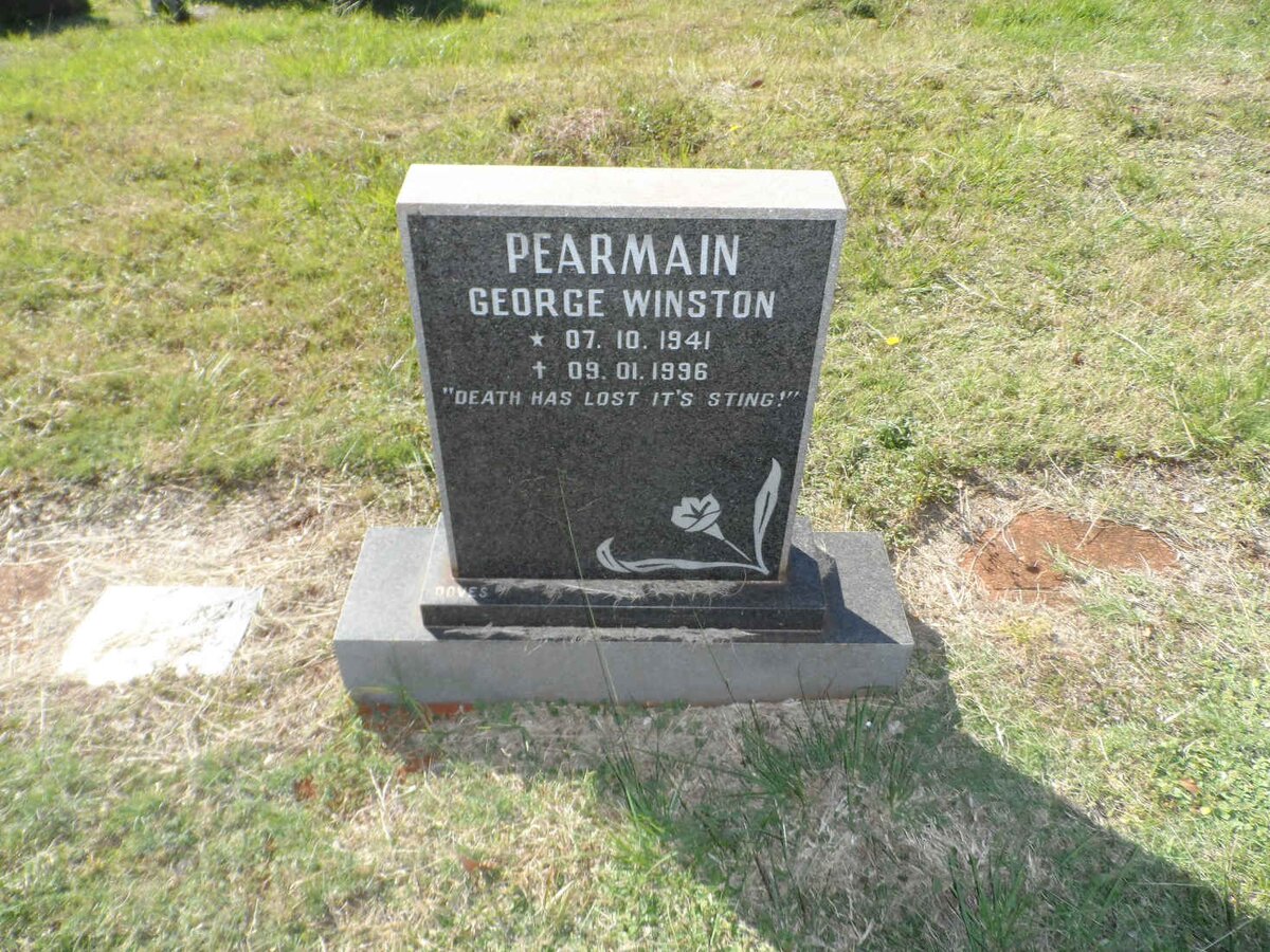 PEARMAIN George Winston 1941-1996