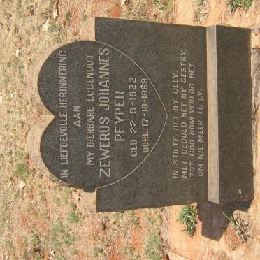 PEYPER Zewerus Johannes 1922-1969