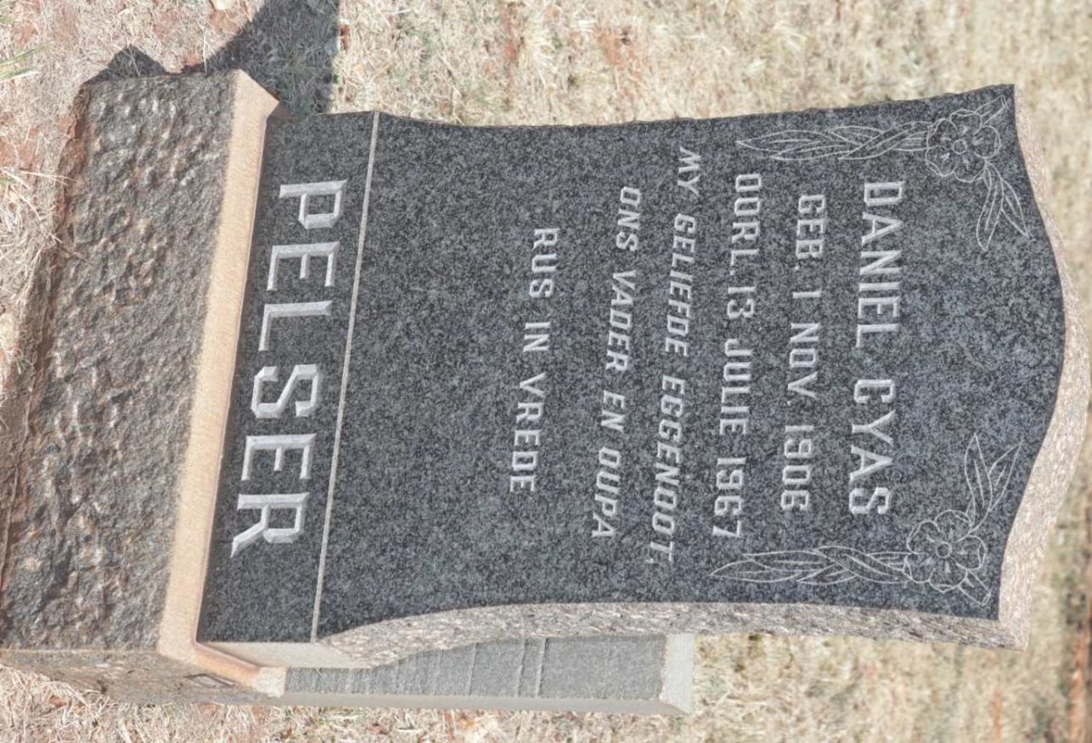 PELSER Daniel Cyas 1906-1967