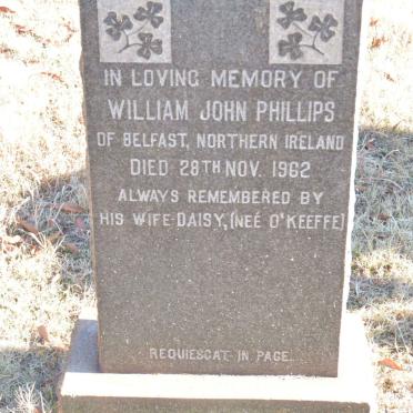 PHILLIPS William John -1962