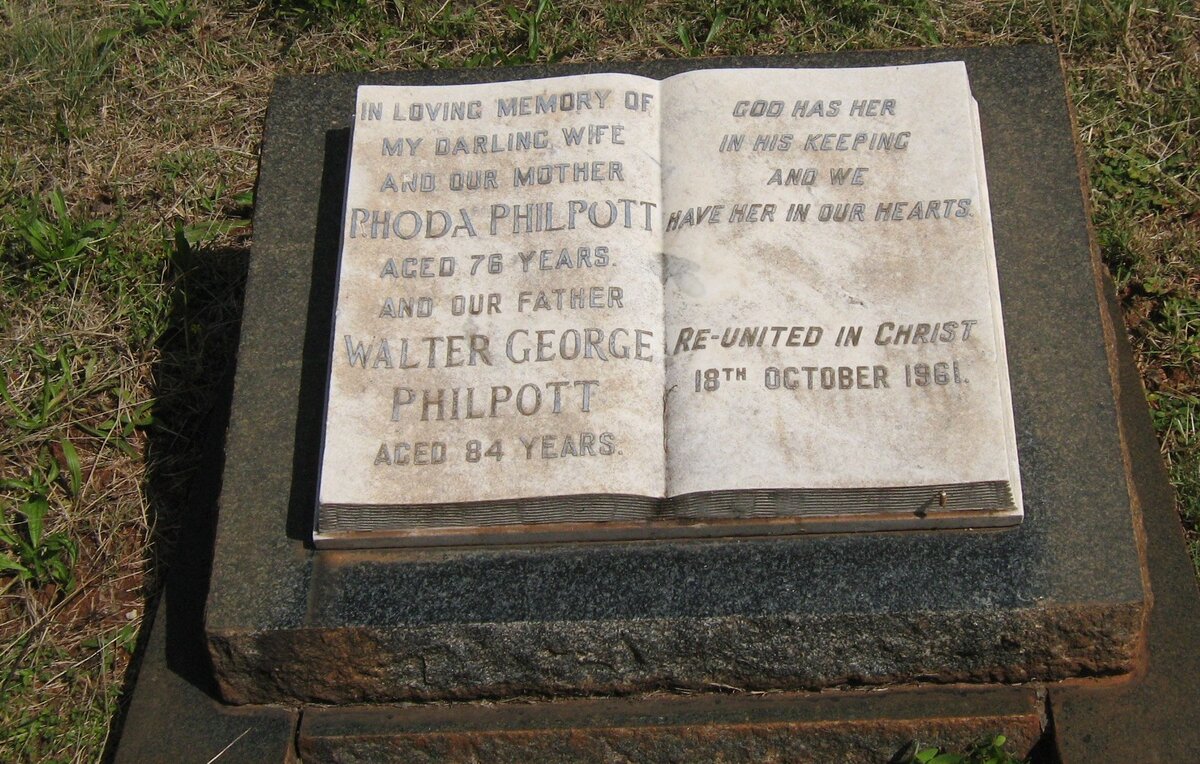 PHILPOTT Walter George -1961 &amp; Rhoda