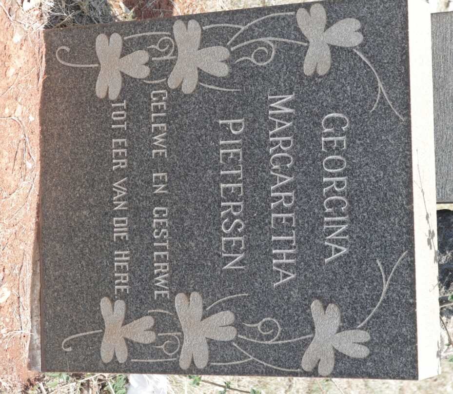 PIETERSEN Georgina Margaretha