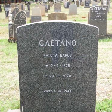 PIETRO Gaetano, di 1875-1970