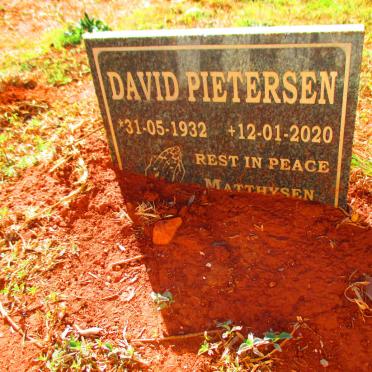 PIETERSEN David 1932-2020