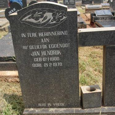 PIETERSE Jan Hendrik 1900-1970