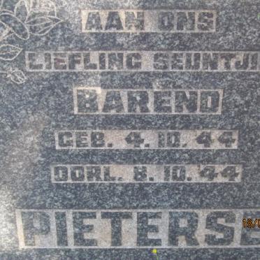 PIETERSE Barend 1944-1944