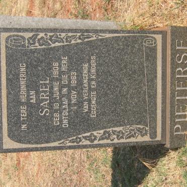 PIETERSE Sarel 1906-1963