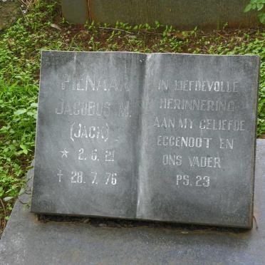 PIENAAR Jacobus M. 1921-1976