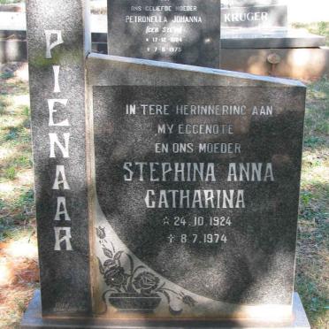 PIENAAR Stephina Anna Catharina 1924-1974