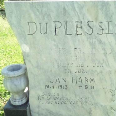 PLESSIS Jan Harm, du 1913-19??