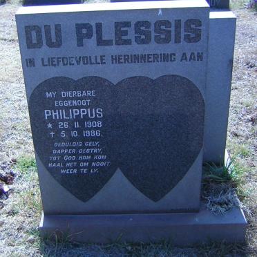 PLESSIS Philippus, du 1908-1986