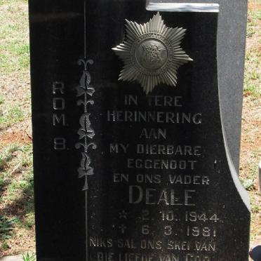 PLESSIS Deale, du 1944-1981