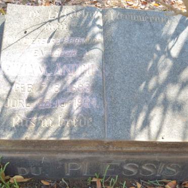 PLESSIS Gilliam Andries, du 1898-1964
