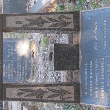 PLESSIS Charles Johannes, du 1889-1953