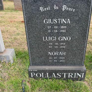 POLLASTRINI Giustina 1889-1966 :: POLLASTRINI Luigi Gino 1915-1998