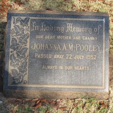 POOLEY Johanna A.M. -1952