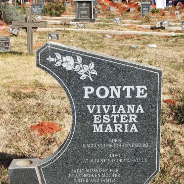 PONTE Viviana Ester Maria 1956-2013