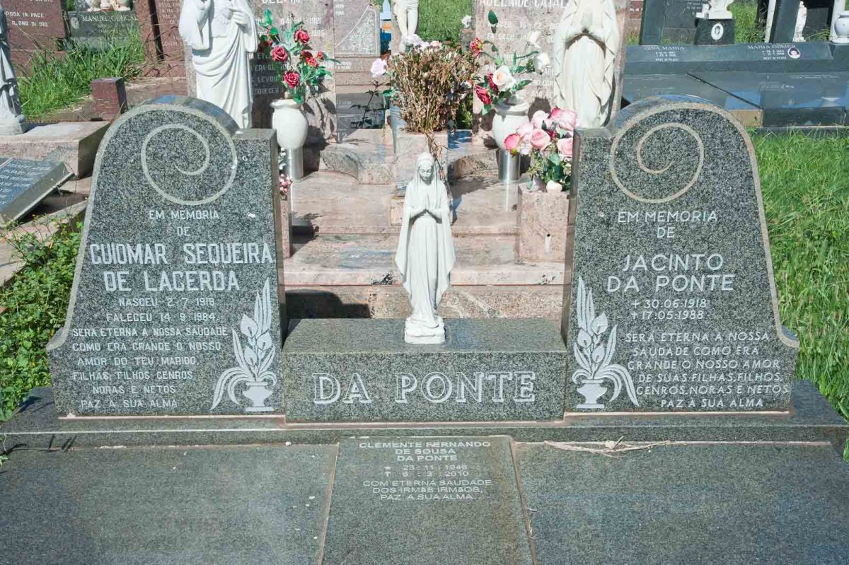 PONTE Guiomar Sequeira de Lagerda, da 1918-1984 &amp; Jacinto 1918-1988 :: DA PONTE Clemente Fernando de Sousa 1946-2010