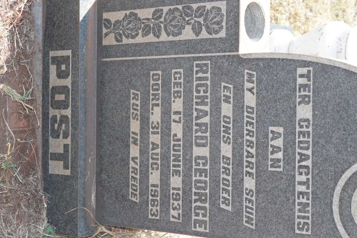 POST Richard George 1937-1963