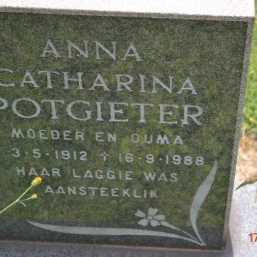 POTGIETER Anna Catharina 1912-1988