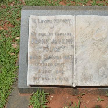 POLICE Frank Joseph 1887-1948