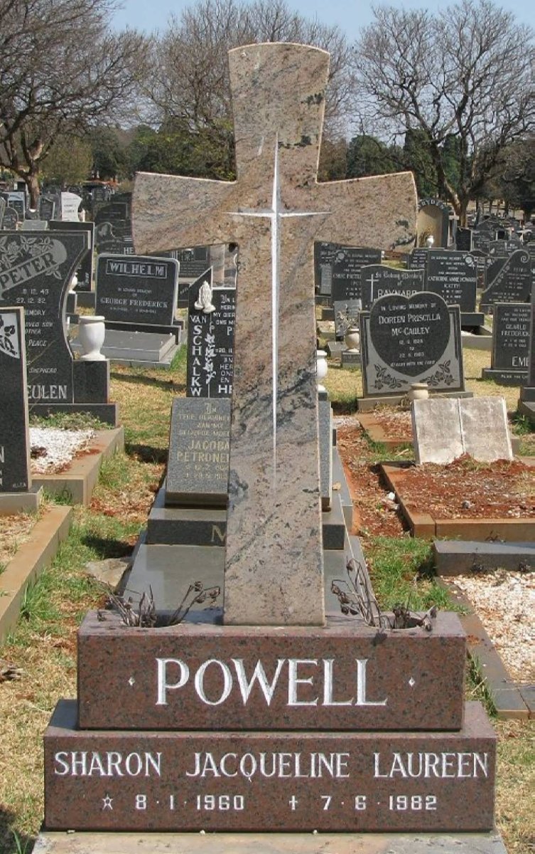 POWELL Sharon Jacqueline Laureen 1960-1982