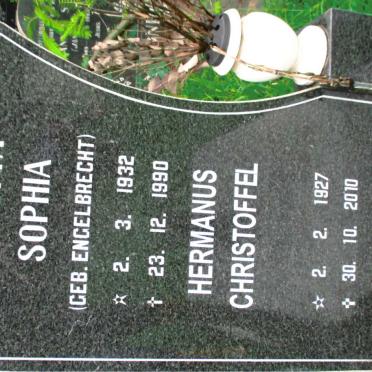 POTGIETER Hermanus Christoffel 1927-2010 &amp; Aletta Sophia ENGELBRECHT 1932-1990