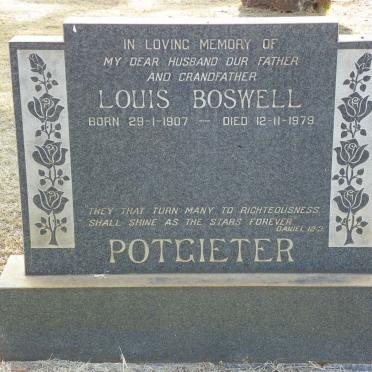 POTGIETER Louis Boswell 1907-1979