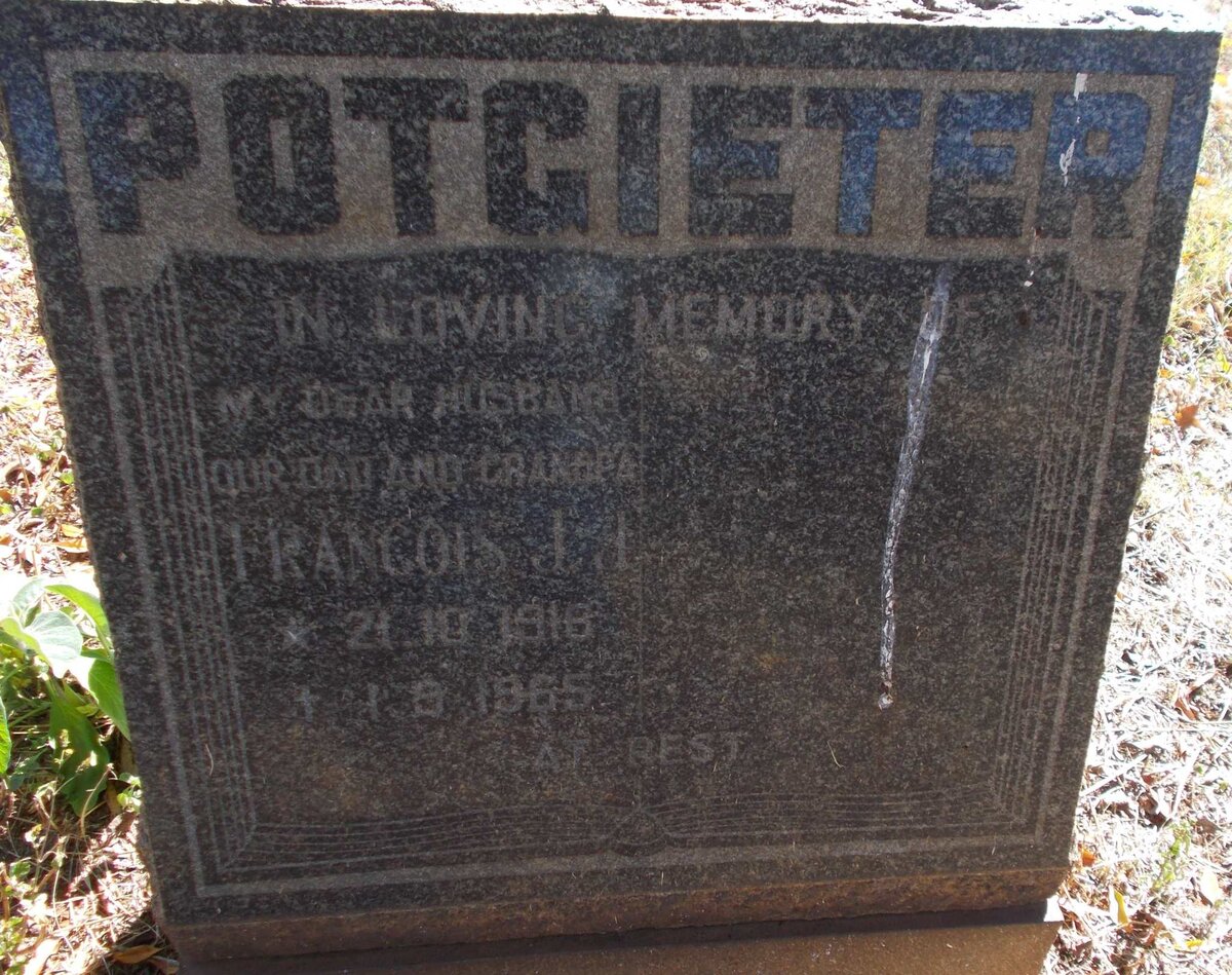POTGIETER Francois J.J. 191?-1965