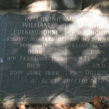 POLKINGHORNE William 1888-1956 &amp; Marjorie 1908-1951