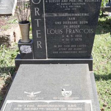 PORTER Louis Francois 1956-1978 :: PORTER Michael George 1960-1979 :: VAN NIEKERK Dennis 1958-1979