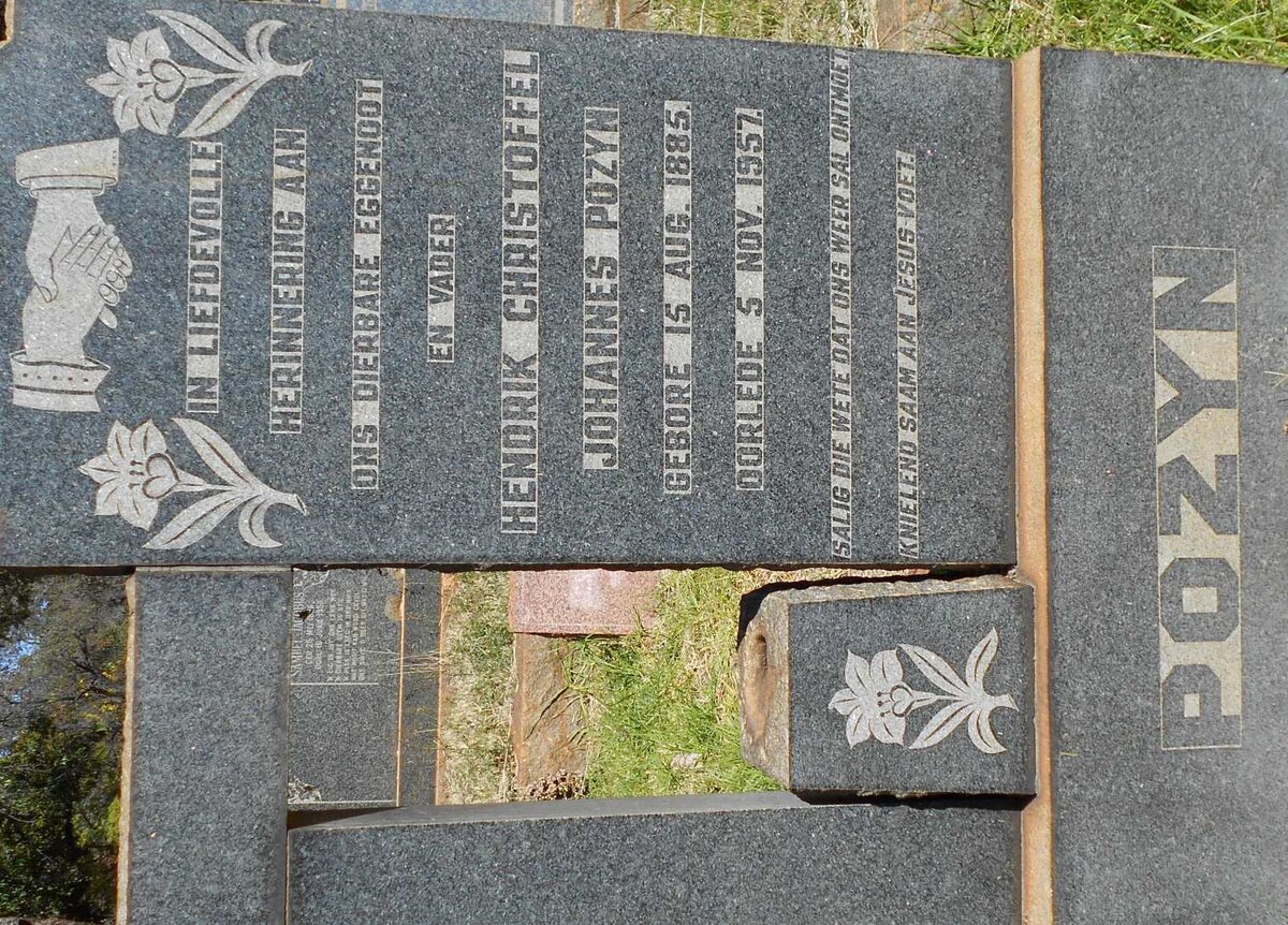 POZYN Hendrik Christoffel Johannes 1885-1957