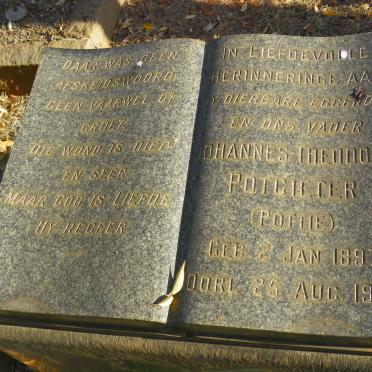 POTGIETER Johannes Theodoris 1897-1948
