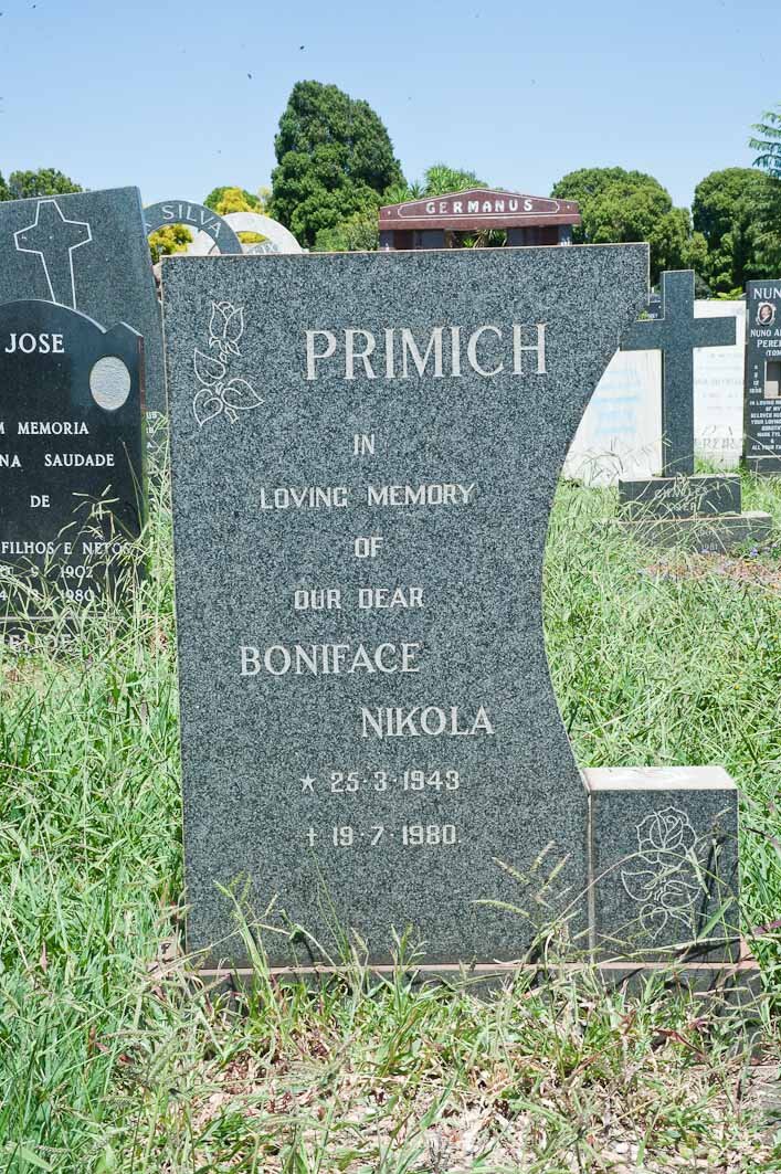 PRIMICH Boniface Nikola 1943-1980